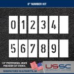 8 inch Number Kit