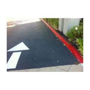 Bright Red Durable Parking Lot Curb Red Paint White Traffic Arrow Lane Line Marking Paint.