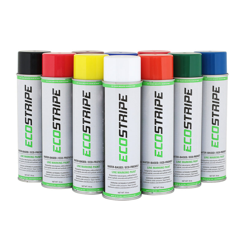 Water base field marking aerosol paint
