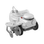 mini robot compact low price small cheap easy to move transport to autonomously paint line stripe lines logos.