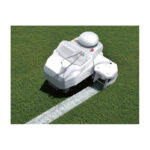 perfect lines with cheapest lowest cost autonomous field marking robot iin us.