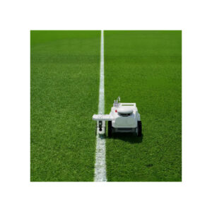 sharp crisp accurate repeatable lines painting soccer athletic lacrosse complex high school professional football team stadium lines using potable small low cost simple autonomous line marking robot.