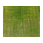 soccer complex with numerous fields in memory for field marking robot to paint precisely.