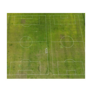 soccer complex with numerous fields in memory for field marking robot to paint precisely.