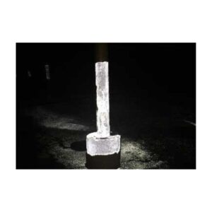 Exceptional Superior Night Time Reflectivity Paint When Light Is Shined On Poles Barriers Traffic Lines.