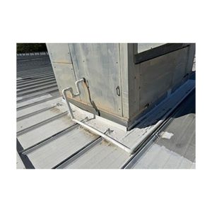 Sealed Vents And Pipes On Metal Roof For Leak Protection