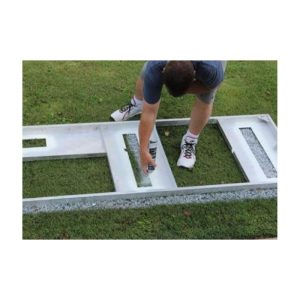 Aluminum Hash Mark Stencil Used For Field Marking