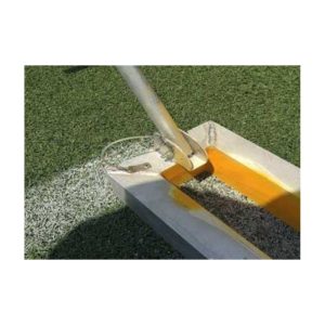 Sled Stencil Template To Paint 4 Inch Wide 3 Foot Long Media Box Dash Lines On Athletic Football Fields.