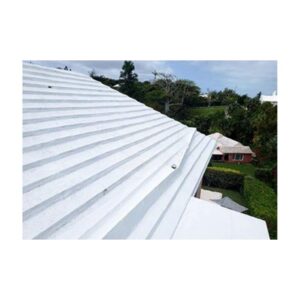 Application Of White Heat Reflective Paint Roof Coatings In Bermuda Hot Climate