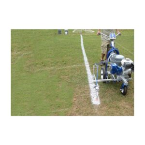 Soccer field line marking paint.