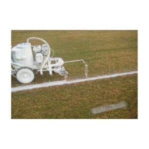 Ready to spray athletic field marking line striping paint.