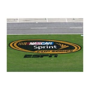 Athletic field marking paint bright colors.