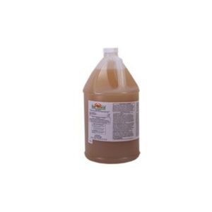 Clear Bottle Labeled Bac Shield With Light Brown Liquid