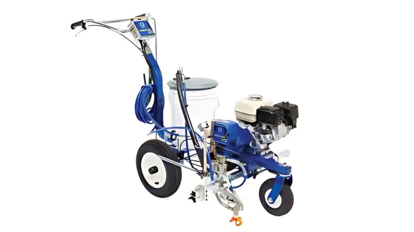  Blue Field Line Marking Machine With Engine 