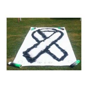 Unfold Secure In Place The Breast Cancer Stencil.