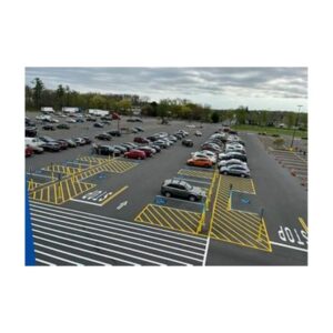 Painting Fast Dry Instant Drive Parking Lot Lines For Major Retailers In Us
