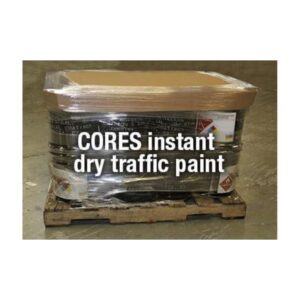 Shipping Traffic Line Marking Paint 5 Five Gallon Containers On A Pallet.