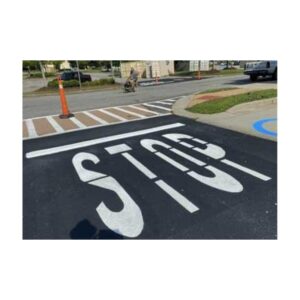 Parking Lot Line Marking Paints Custom Cut Stencils.