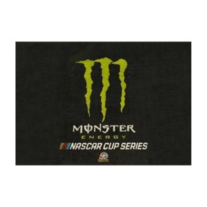 Monster Energy Logo Painted On Black Turf