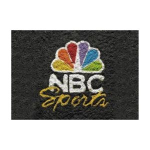 Nbc Sports Logo Painted On Asphalt Surface
