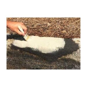 Asphalt Patching Curb Repair Black Seal Coating.