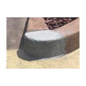 Curb Road Street Parking Lot Side Walk Curbs Guard Rails Barriers Painted With Reflective Coating.