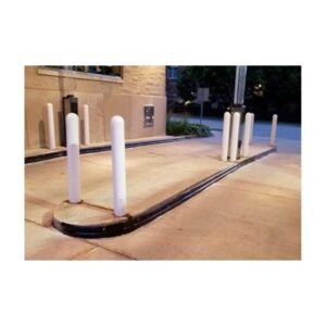 Curb Protection Plastic Polymer Plastic Strips Yellow White Black Gray Red Green Blue Colors