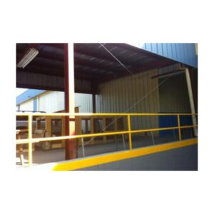 Yellow Railing Coated With Direct-To-Metal Paint