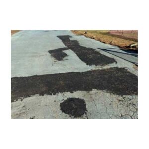 Asphalt Patching On A Paved Surface