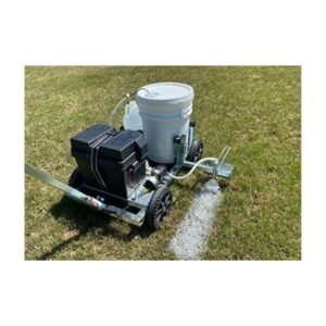 Striping Soccer Football Field Lines Using String Or Old Paint Stripes.