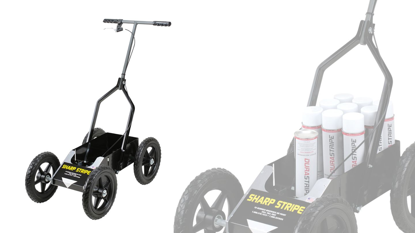  Field Line Marking Machine With Paint Cans 