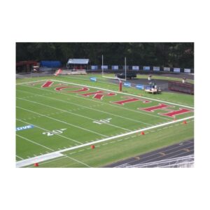 Football Custom Endzone Painting.