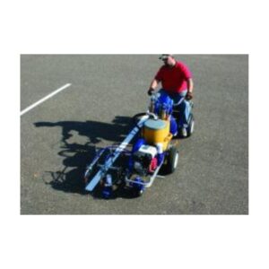 Traffic Line Marking For Large Projects Done With Graco Line Drive Striping Machine.