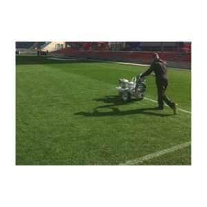 White spray chalk removable bulk paint for natural grass.