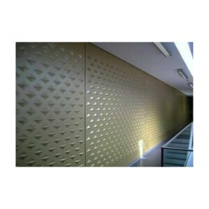 Interior Industrial Wall Coated With Lithium Metal Finish