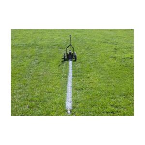 Bright White Straight Lines Baseball Field Markers Paint Machines.