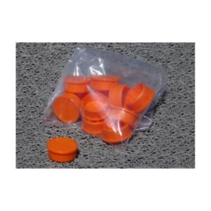 Orange Color Caps For Gound Markers Sockets Athletic Fields.