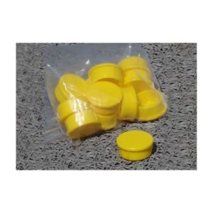 Yellow Color Caps Ground Sockets Athletic Field Ground Markers.