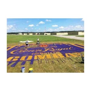 Our Crew Will Paint Any Logo Any Location Any Color Shape And Size.