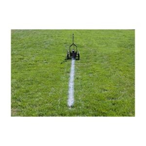 Painting Straight Lines On Football Field On Football Fields Using Guide Line String Ground Sockets.
