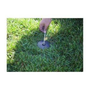 Loop String Twine Around Recessed Button Football Field Marker Ground Socket