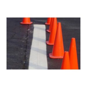 Two Coats Glass Beads Thermoplastic Traffic Line Marking Paint.