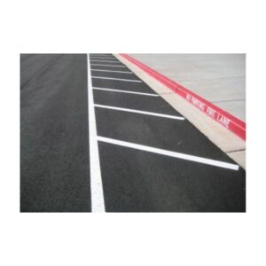 Bright Non Fading Fire Lane Red Curb Paint.