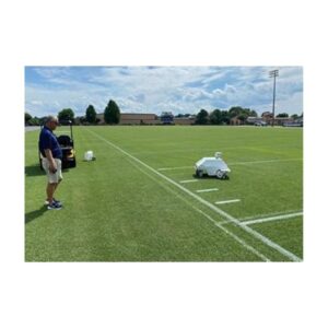 White ready to spray best paint approved for painting in field line striping robots turf tank tiny mobile robot swozi