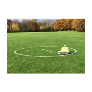 Robot Painting Lines Of A Lacrosse Athletic Field.