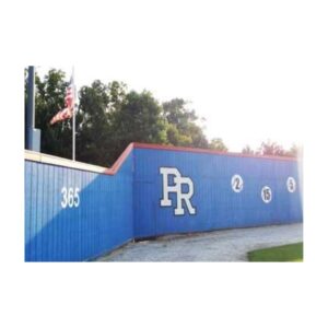 Solid Color Stain For Wood Fence Siding Red White Blue Color.