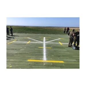 Removable paint temporary chalk for special military airport landing lines applications