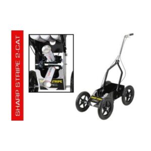 Line Marking Paint Machines Sprays Two Cans At The Same Time Big Wide Wheels Wide Axels.