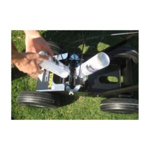 2 Cans Being Installed In Aerosol Striping Machine.