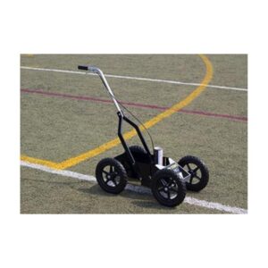 Paint Machine For Aerosol Field Painting With Custom Wheels.